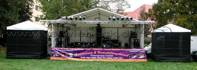 Bühnen Optionen mieten PA-Wings